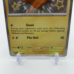Pikachu 131/091 Holo Shiny Rare SV Paldean Fates 2024 Pokemon PAF - Image 3