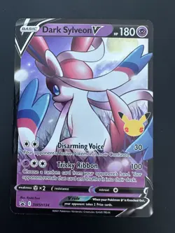 Pokemon Dark Sylveon v SWSH134 Celebrations Collection Promo 2021 NM/MINT - Image 1