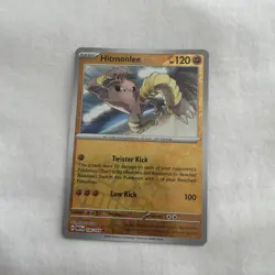 Pokemon - Hitmonlee 106/165 - Scarlet & Violet 151 - Reverse Holo - Near Mint - Image 1