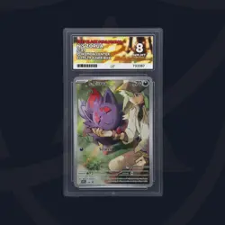 N's Zorua SVP189 Black Star Pokemon Center Stamped Promo ACE 8 - Image 1