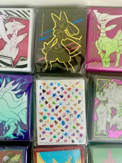 Pokemon ETB Card Sleeves - Mixed Lot of 23 Packs (New & Sealed) Evolving Skies - Image 4