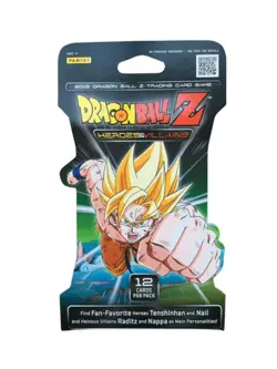 Panini Dragon Ball Z Collectible Card Game Heroes & Villains Booster Pack 613297861249 - Image 1