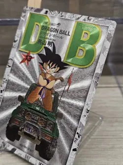Dragon Ball Goku Art Card Manga Cover Card Super Premium Textured Holo Foil Mint - Image 2