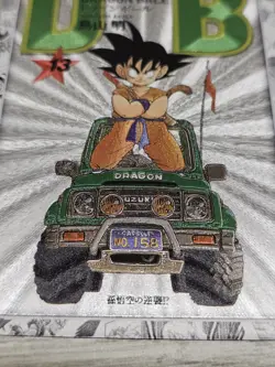 Dragon Ball Goku Art Card Manga Cover Card Super Premium Textured Holo Foil Mint - Image 4