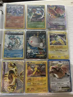 XY, Black And White, Vintage, Platinum Pokemon Card Collection Binder 100+ Cards - Image 1