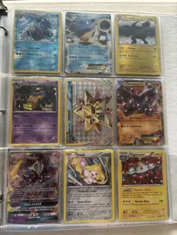 XY, Black And White, Vintage, Platinum Pokemon Card Collection Binder 100+ Cards - Image 3