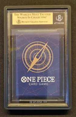 🏴‍☠ BGS 10 PRISTINE-One Piece Monkey.D.Luffy OP 13-118 SEC Red Manga Alt Art - Image 3