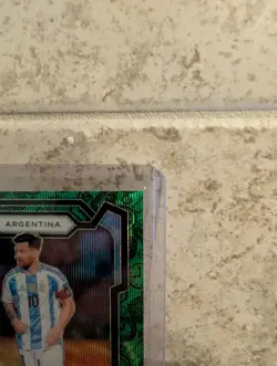 2026 Panini Prizm Monopoly FIFA World Cup Lionel Messi GREEN WAVE Card #1 - Image 4
