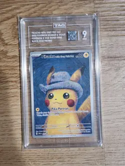 Pikachu with Grey Felt Hat 085 SV - TAG 9 2024 Pokemon X Van Gogh W/ Bonus Card - Image 1