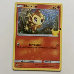 Chimchar 12/25 - McDonald's Collection 25th Anniversary - Holo Pokemon Card - Image 1