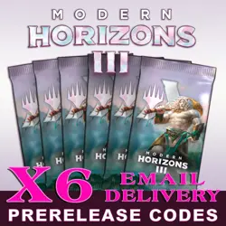 MTG ARENA PRERELEASE CODE CARD - X6 MODERN HORIZONS 3 BOOSTER PACKS DOWNLOAD - Image 1