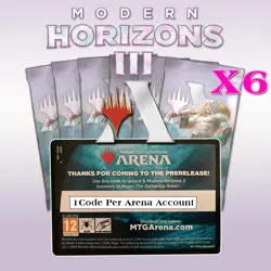 MTG ARENA PRERELEASE CODE CARD - X6 MODERN HORIZONS 3 BOOSTER PACKS DOWNLOAD - Image 2