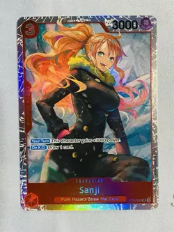 Sanji OP10-005 English SR Royal Blood One Piece Card Game - Image 1