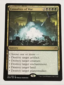 MTG War of the Spark Casualties of War 187/264 NM Rare - Image 1