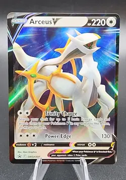 Pokemon Arceus V SWSH306 Black Star Promo Card Trainers Toolkit 2023 NM - Image 1