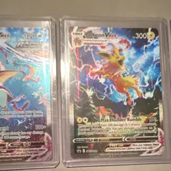 Pokemon TCG Vaporeon Jolteon Flareon V VMAX Holo Promo Lot English (6 Cards) - Image 2