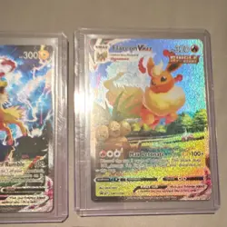 Pokemon TCG Vaporeon Jolteon Flareon V VMAX Holo Promo Lot English (6 Cards) - Image 3