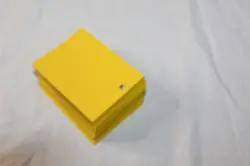 Trading Card Game Card Protector Sleeves Lot of 100 Yellow by Ultra - Image 1