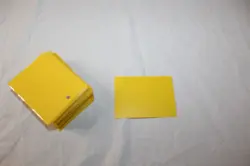 Trading Card Game Card Protector Sleeves Lot of 100 Yellow by Ultra - Image 3