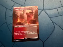 Sacred Foundry (Borderless) Ravnica Remastered Regular - Image 1
