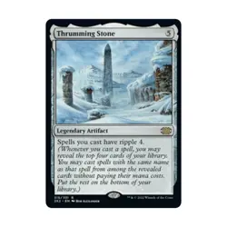 WotC Double Masters 2022 Thrumming Stone (R) NM - Image 1
