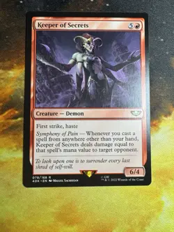 1x Keeper of Secrets - Near Mint - Universes Beyond: Warhammer 40,000 MTG - Image 1