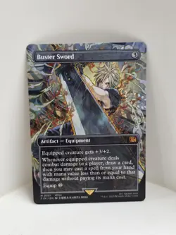 Buster Sword #0351 (Borderless - Regular) Magic the Gathering: Final Fantasy - Image 1