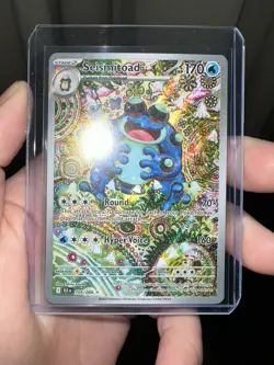 Seismitoad 105/086 Illustration Rare EN Full Art Pokemon NM+ - Image 1
