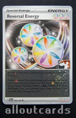 2023 Pokemon Play! Pokemon Prize Pack Series Four Reversal Energy Holo 192/193 - Image 1
