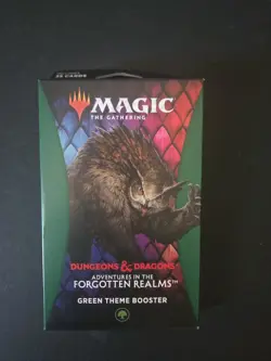 MTG Magic The Gathering Dungeons & Dragons Forgotten Realms Green Booster Pack - Image 1