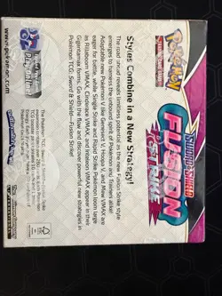 Pokemon TCG Fusion Strike Booster Box Sword & Shield New Factory Sealed W/CASE - Image 3