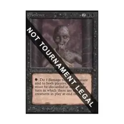 WOTC MtG Collector's Ed Pestilence (CE) (C) EX - Image 1