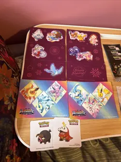 Pokemon TCG Stickers Bulk Lot Plus A Tin - Image 2