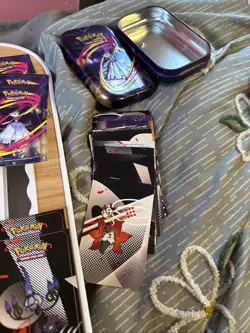 Pokemon TCG Stickers Bulk Lot Plus A Tin - Image 5