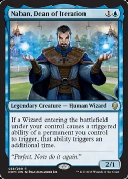 1x Naban, Dean of Iteration MTG Dominaria NM Magic Regular - Image 1