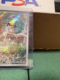 Pokemon TCG: Meowth #106/094 Me02: Phantasmal Flames Illustration Rare Holo, NM - Image 4