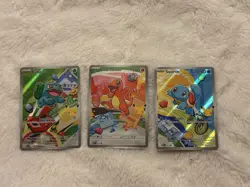 Pokemon TCG First Partner Illustration Collection Series 1 Kanto GEN 1 Starters - Image 1