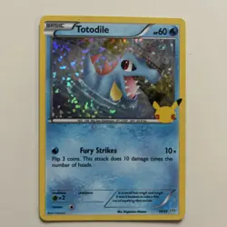 Pokemon Totodile 18/25 McDonald’s Promo Holo NM - Image 1