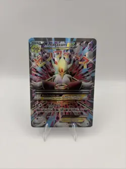 Mega M Alakazam EX #118/124 2016 XY Fates Collide English Pokemon Ultra Rare MP - Image 1