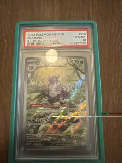 Pokemon Nidoking 174/165 SV Scarlet & Violet 151 Illustration Rare Holo PSA 10 - Image 1