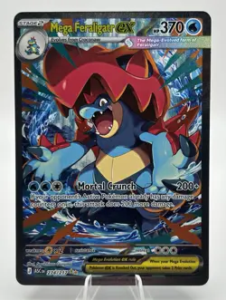 Pokemon TCG Mega Feraligatr EX SIR 274/217 Ascended Heroes Pack Fresh NM - Image 1