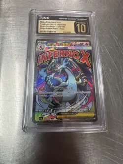 Pokemon Mega Charizard X ex 223/193 Mega Dream ex Holo CGC 10 Japanese - Image 1