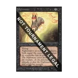 WOTC MtG Collector's Ed Nightmare (CE) (R) EX- - Image 1