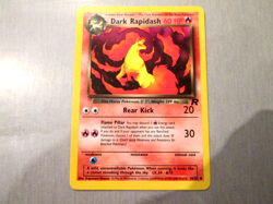 DARK RAPIDASH ,44/82 ,uncommon , (Team Rocket SET) non-holo .(2000) - Image 1