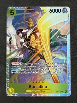 One Piece Borsalino Foil SR EB04-058 OP15 Adventure on Kami's Island NM - Image 1