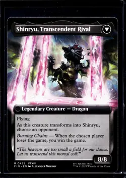 2025 MTG Magic the Gathering FIN Final Fantasy Extended Art 455 Zenos yae Galvus - Image 2