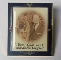 Disney Pin "I Have A Great Love Of Animals And Laughter" Limited Edition 5000 - Image 1