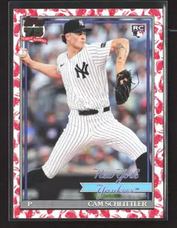 2026 Topps Series 1 Japan Edition #T91-86 Cam Schlittler Koi Fish Variation - Image 1