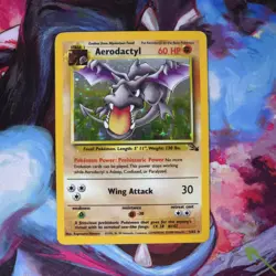Aerodactyl 1/62 Fossil Unlimited Holo MP - Image 1