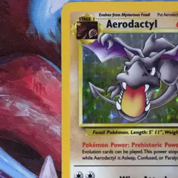 Aerodactyl 1/62 Fossil Unlimited Holo MP - Image 3